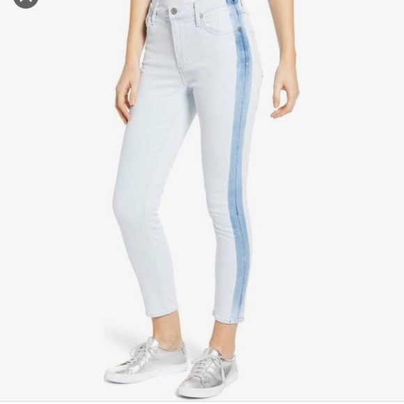 Citizens Of Humanity Denim - COH Rocket Side Stripe High Waist Crop Skinny